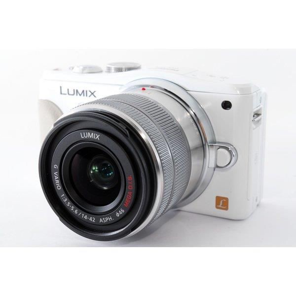 【中古】パナソニック Panasonic DMC-GF6 レンズキット ホワイト 美品 SDカード付き