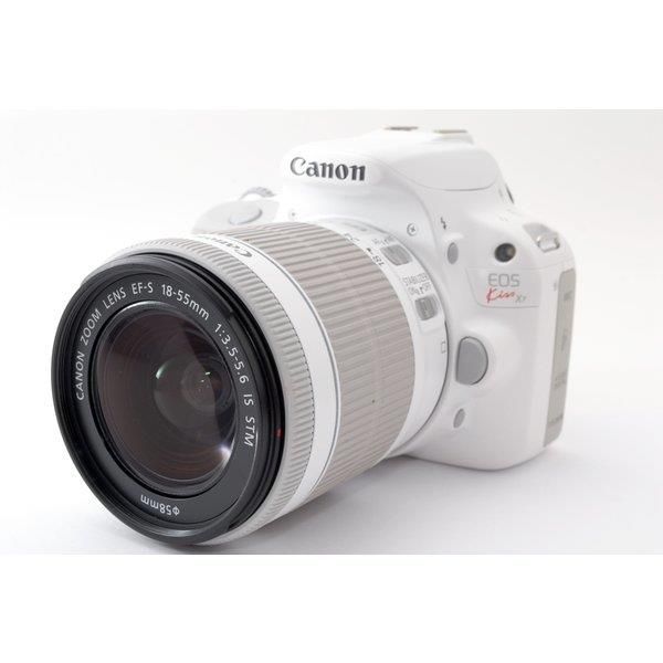 中古】Canon EOS Kiss X7 レンズキット ホワイト☆極上美品☆ SDカード  
