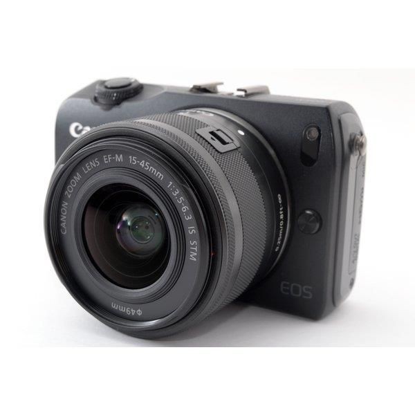 大人の上質  EOS Canon 中古】キヤノン M SD 美品 ブラック レンズキット デジタルカメラ