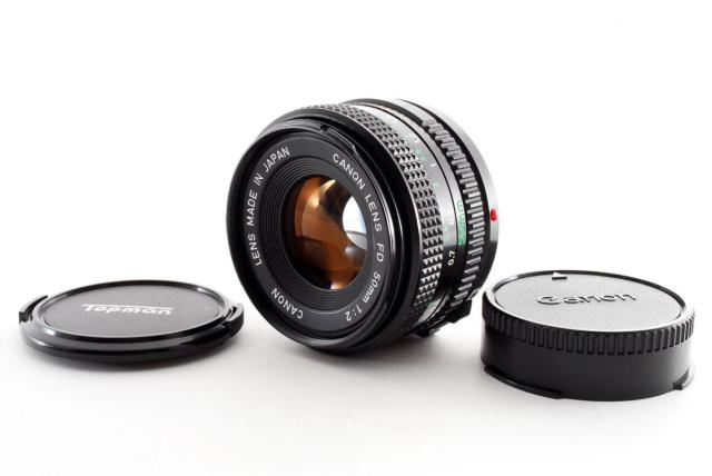 中古】キヤノン Canon New FD NFD 50mm f/2 美品 FDマウント
