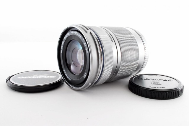 【中古】オリンパス OLYMPUS M.Zuiko DIGITAL 40-150mm f/4-5.6 R ED MSC シルバー 美品 マイクロフォーサーズマウント ズームレンズ