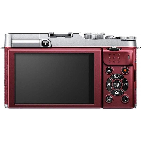 【中古】フジフィルム FUJIFILM X-A1本体 レッド F FX-X-A1R SDカード付き