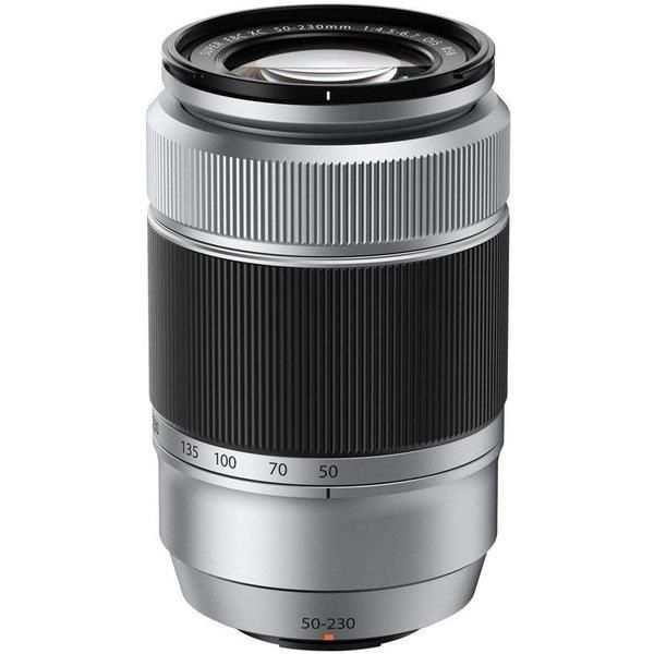 【中古】フジフィルム FUJIFILM XCレンズ FUJINON 望遠ズームレンズ XC50-230mm F4.5-F6.7 OIS シルバー