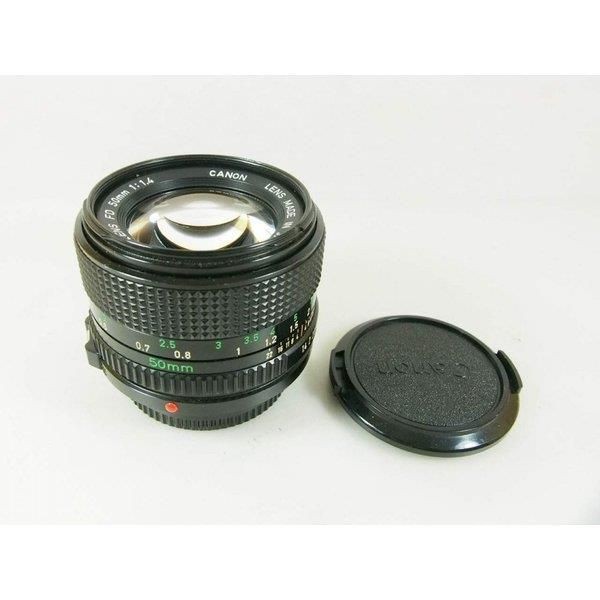 【中古】キヤノン Canon MFレンズ NewFD 50mm F1.4