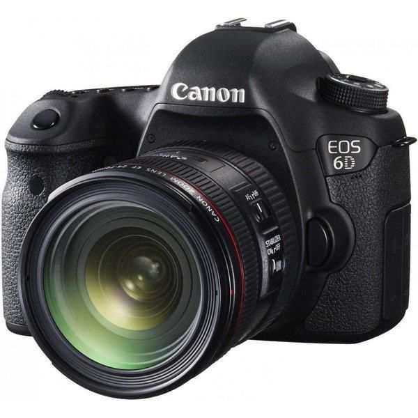 【中古】キヤノン Canon EOS 6D レンズキット EF24-70mm F4L IS USM付属 SDカード付き