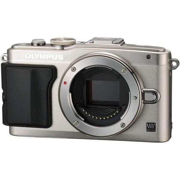 【中古】オリンパス OLYMPUS E-PL6 ボディ シルバー SDカード付き