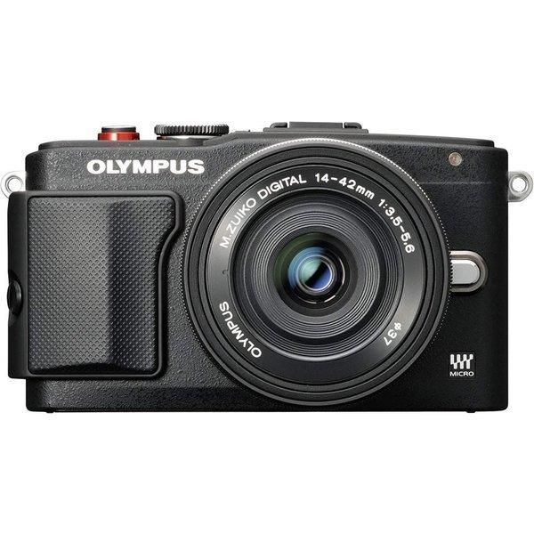 OLYMPUS PEN Lite E-PL6 ブラック（純正バッテリー2個）