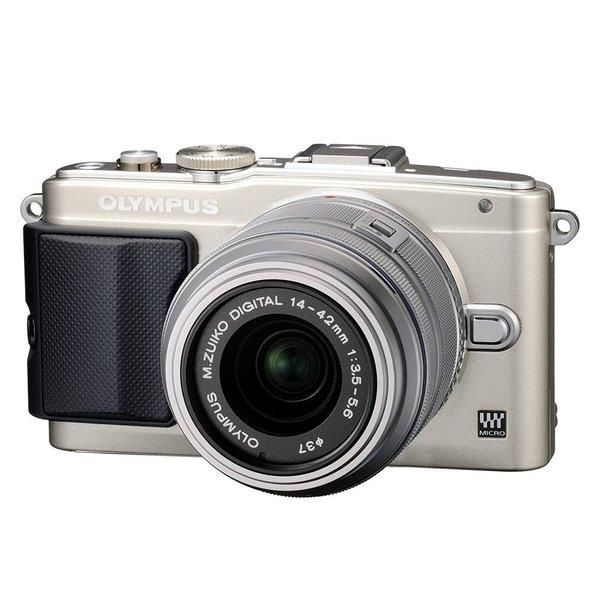 中古】オリンパス OLYMPUS E-PL6 レンズキット シルバー SDカード付き