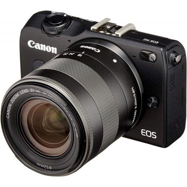 Canon EOS M2 EF-M18-55 IS レンズキット BK Amazon | Canon ミラーレス一眼カメラ EOS M2 EF-M18-55 IS STM