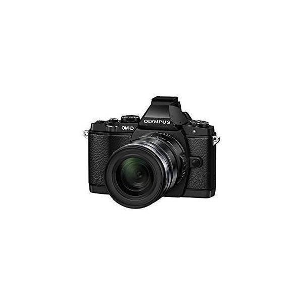 【中古】オリンパス OLYMPUS OM-D E-M5 12-50mm EZレンズキット エリートブラック E-M5 EZ LKIT EBLK SDカード付き