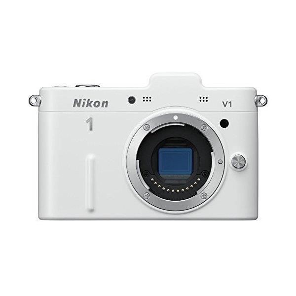 【中古】ニコン Nikon V1 ボディ ホワイト SDカード付き