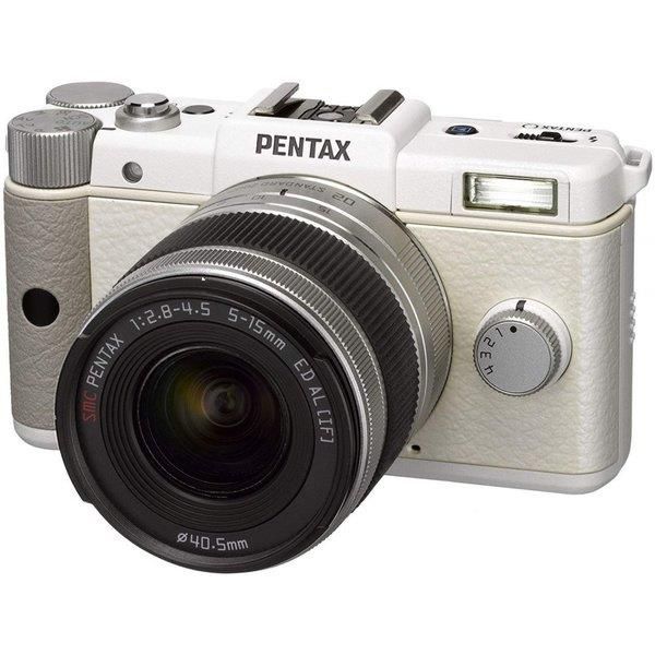 【中古】ペンタックス PENTAX  Q 02ズームレンズキット ホワイトペンタックス PENTAXQ02LKWH SDカード付きの通販は