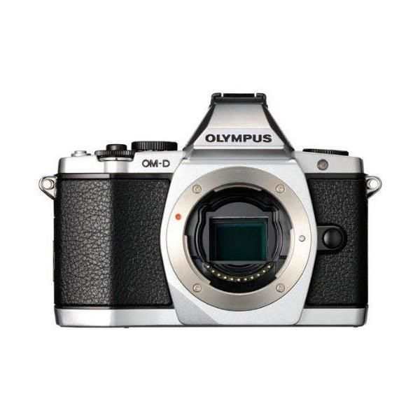 【中古】オリンパス OLYMPUS OM-D E-M5 ボディ シルバー 1605万画素 防塵 防滴 OM-D E-M5 BODY SLV SDカード付き