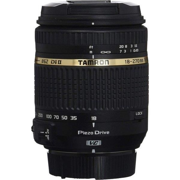 【中古】タムロン TAMRON 高倍率ズームレンズ 18-270mm F3.5-6.3 DiII VC PZD ニコン用 APS-C専用 B008Nの通販は 18,760円