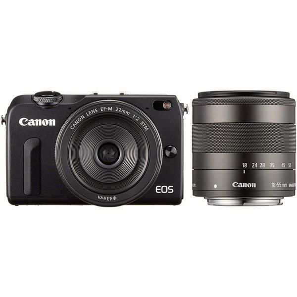 Amazon | Canon ミラーレス一眼カメラ EOS M2 ダブルズーム