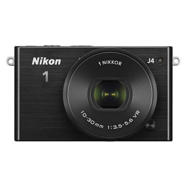 中古】ニコン Nikon J4 標準パワーズームレンズキット ブラック SDカード付き ミラーレス一眼