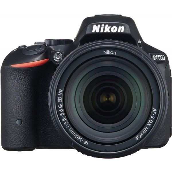 【中古】ニコン Nikon D5500 18-140 VR レンズキット ブラック SDカード付き
