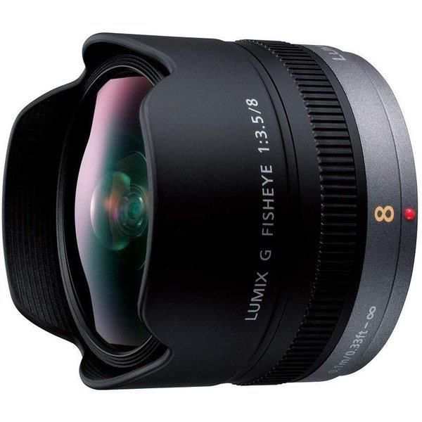 【中古】パナソニック Panasonic 単焦点 魚眼レンズ G FISHEYE 8mm/F3.5 H-F008