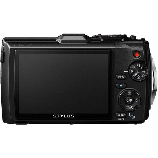 【中古】オリンパス OLYMPUS STYLUS TG-4 Tough ブラックSDカード付き