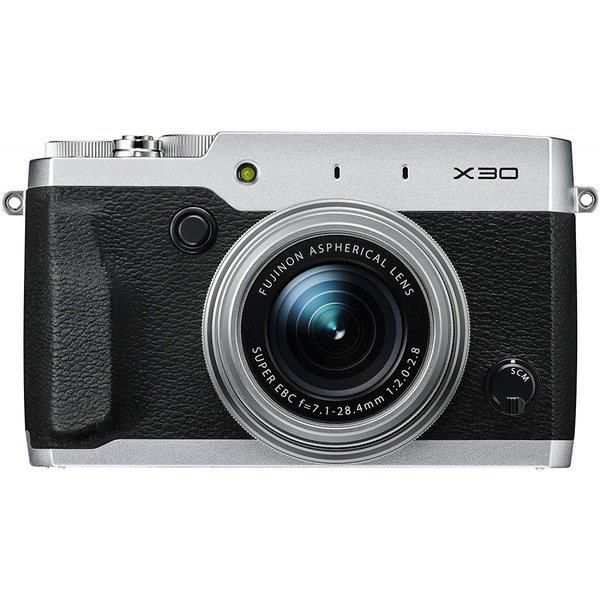 【中古】フジフィルム FUJIFILM X30 シルバー FX-X30 S SDカード付き