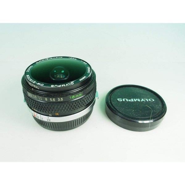 【中古】オリンパス OLYMPUS MFレンズ OM 16mm F3.5 Fisheye