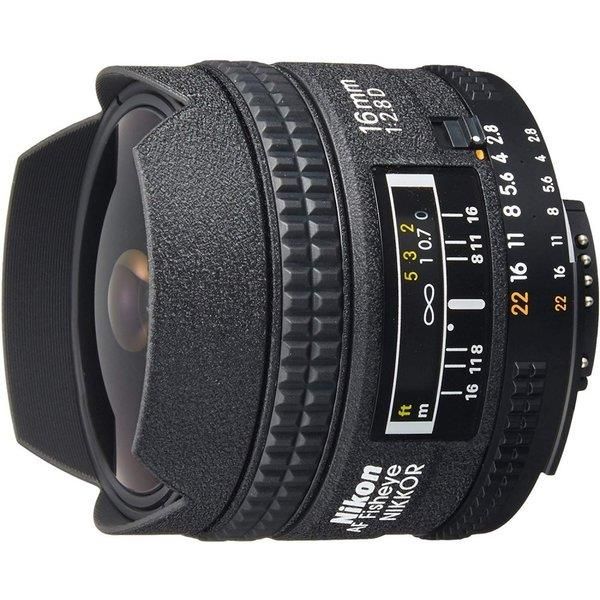 【中古】ニコン Nikon フィッシュアイレンズ Ai AF fisheye Nikkor 16mm f/2.8D フルサイズ対応の通販は