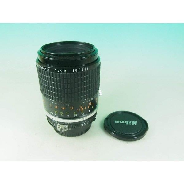 【中古】ニコン Nikon MFレンズ Ai 105mm F2.8s マクロ