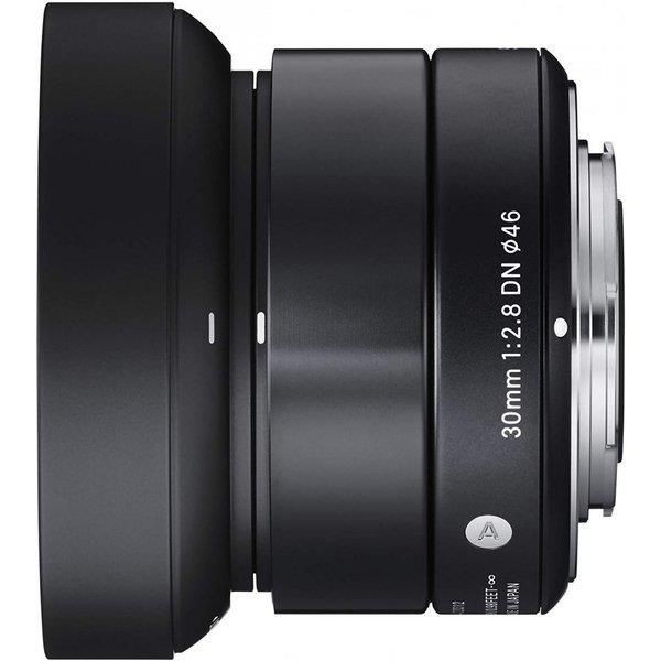 【中古】シグマ SIGMA 単焦点レンズ Art 30mm F2.8 DN ブラック マイクロフォーサーズ用 ミラーレスカメラ専用 929695