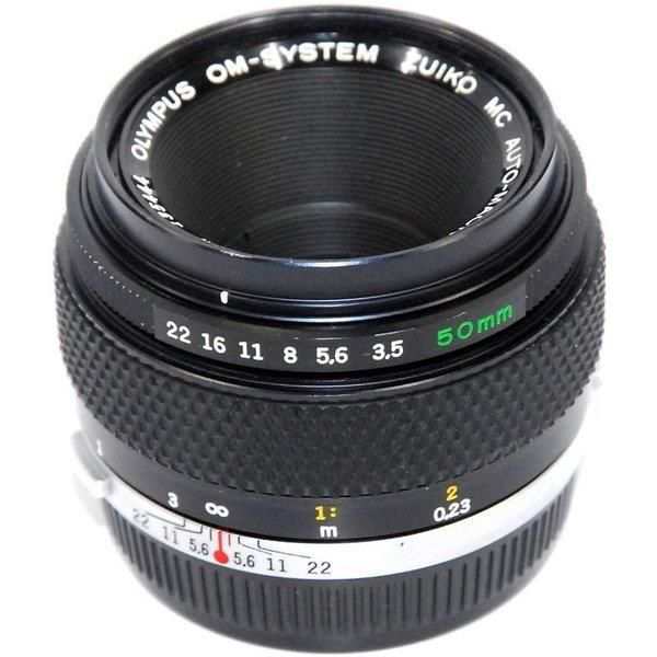 【中古】オリンパス OLYMPUS OM50/3.5マクロ