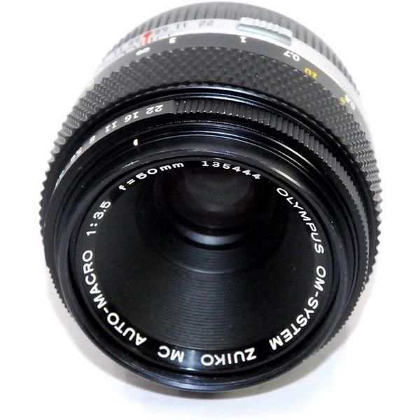 【中古】オリンパス OLYMPUS OM50/3.5マクロ