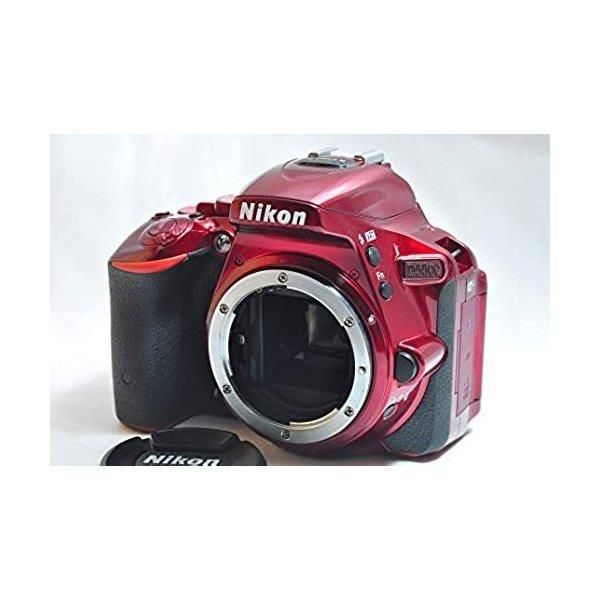 中古】ニコン Nikon D5500 18-55 VRII レンズキット レッド SDカード付き 