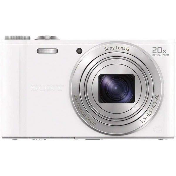 【中古】ソニー SONY Cyber-shot WX300 2110万画素 光学20倍 ホワイト DSC-WX300 W SDカード付き