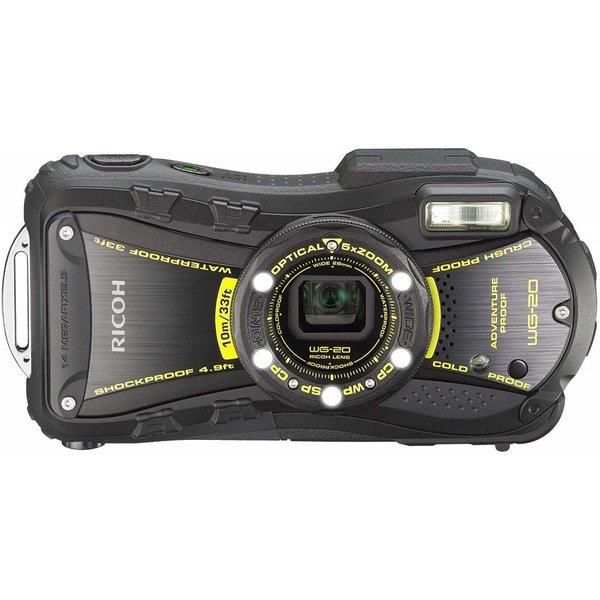 【中古】リコー RICOH 防水リコー RICOH WG-20 ブラック SDカード付き