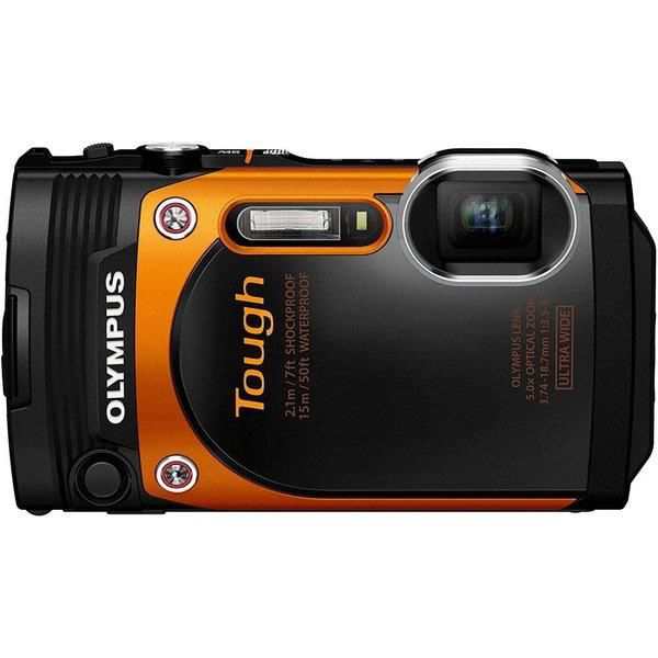 【中古】オリンパス OLYMPUS STYLUS TG-860 Tough オレンジ SDカード付き