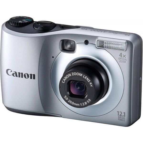 【中古】キヤノン Canon PowerShot A1200 シルバー PSA1200 SL SDカード付き