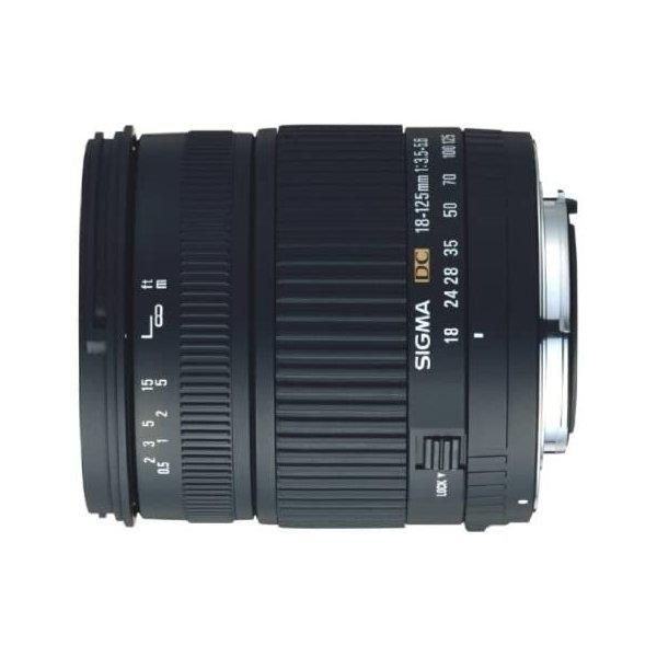 【中古】シグマ SIGMA 18-125mm F3.5-5.6 DC デジタル専用 キヤノン用