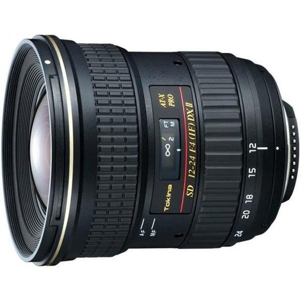 【中古】トキナー Tokina 超広角ズームレンズ AT-X 124 PRO DX II 12-24mm F4  IS  ASPHERICAL キヤノン用 APS-C対応の通販は 19,564円