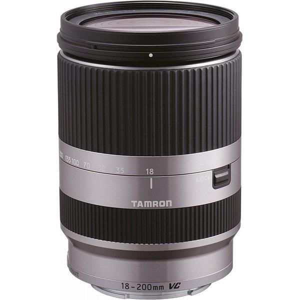 【中古】タムロン TAMRON 高倍率ズームレンズ 18-200mm F3.5-6.3 DiIII VC ソニー SONY Eマウント用 ミラーレスカメラ NEX専用 シルバー