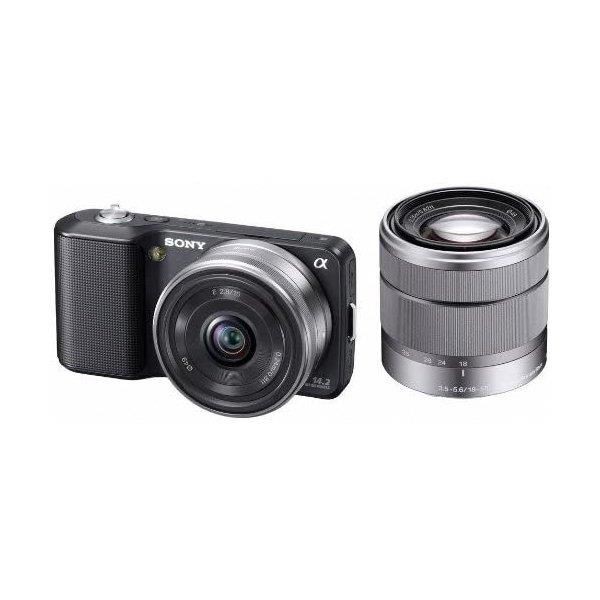 【中古】ソニー SONY NEX-3 ダブルレンズキット ブラック NEX-3D/B