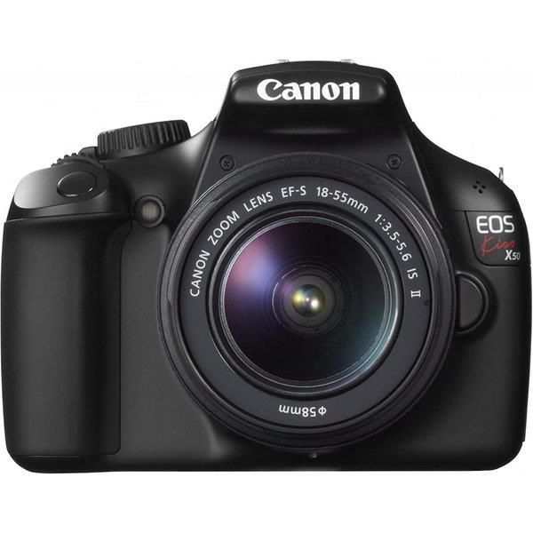 中古】キヤノン Canon EOS Kiss X50 レンズキット EF-S18-55mm