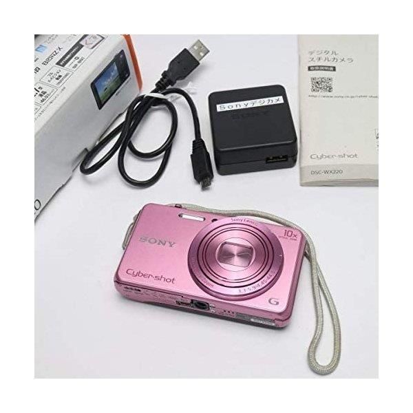 中古】ソニー SONY デジタルカメラ Cyber-shot WX220 光学10倍 ピンク 