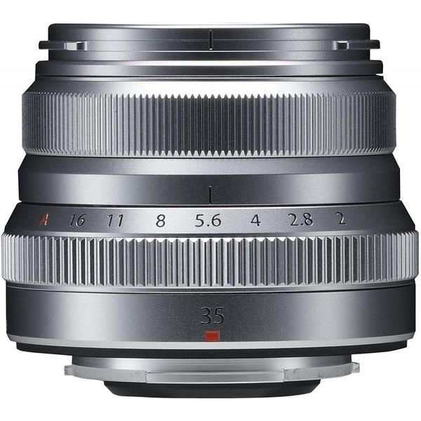 【中古】フジフィルム FUJIFILM 単焦点標準レンズ XF35mmF2R WR S シルバー