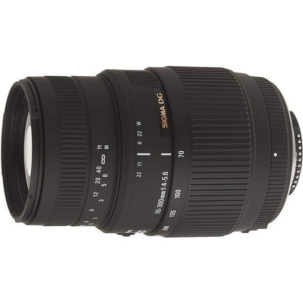 【中古】シグマ SIGMA 望遠ズームレンズ 70-300mm F4-5.6 DG MACRO ニコン用 フルサイズ対応 509552