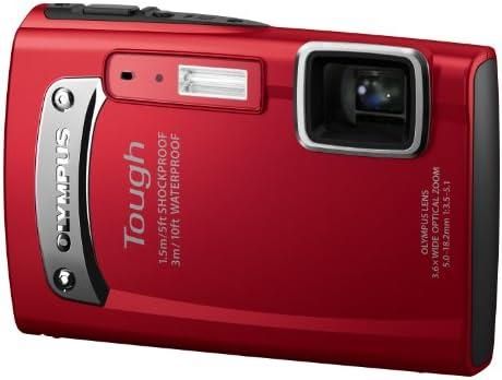 中古】OLYMPUS 防水デジタルカメラ TOUGH TG-310 レッド 3m防水