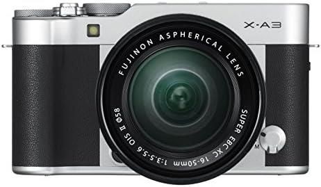 【中古】FUJIFILM ミラーレス一眼 X-A3 レンズキット シルバー X-A3LK-XC-S