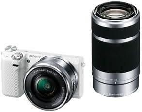 【中古】SONY デジタル一眼カメラ「NEX-5T」ダブルズームレンズキット(ホワイト) NEX-5TY-W