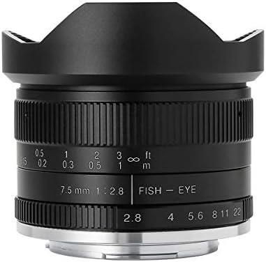 【中古】七工匠 7Artisans 7.5mmF2.8 Fish-eye2 75MB2 魚眼レンズ　キヤノンEF-Mマウント