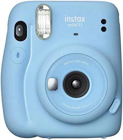 【中古】FUJIFILM インスタントカメラ チェキ instax mini 11 スカイブルー INS MINI 11 BLUE