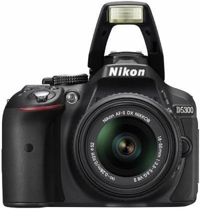 【アウトレット品】Nikon デジタル一眼レフカメラ D5300 18-55mm VR II レンズキット ブラック 2400万画素 3.2型液晶 D5300LK18-55VR2BK