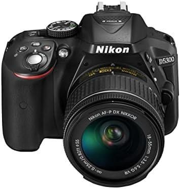 【アウトレット品】Nikon デジタル一眼レフカメラ D5300 AF-P 18-55 VR レンズキット ブラック D5300LKP18-55